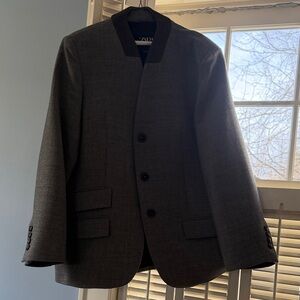 Zara ZW Collection wool gray blazer